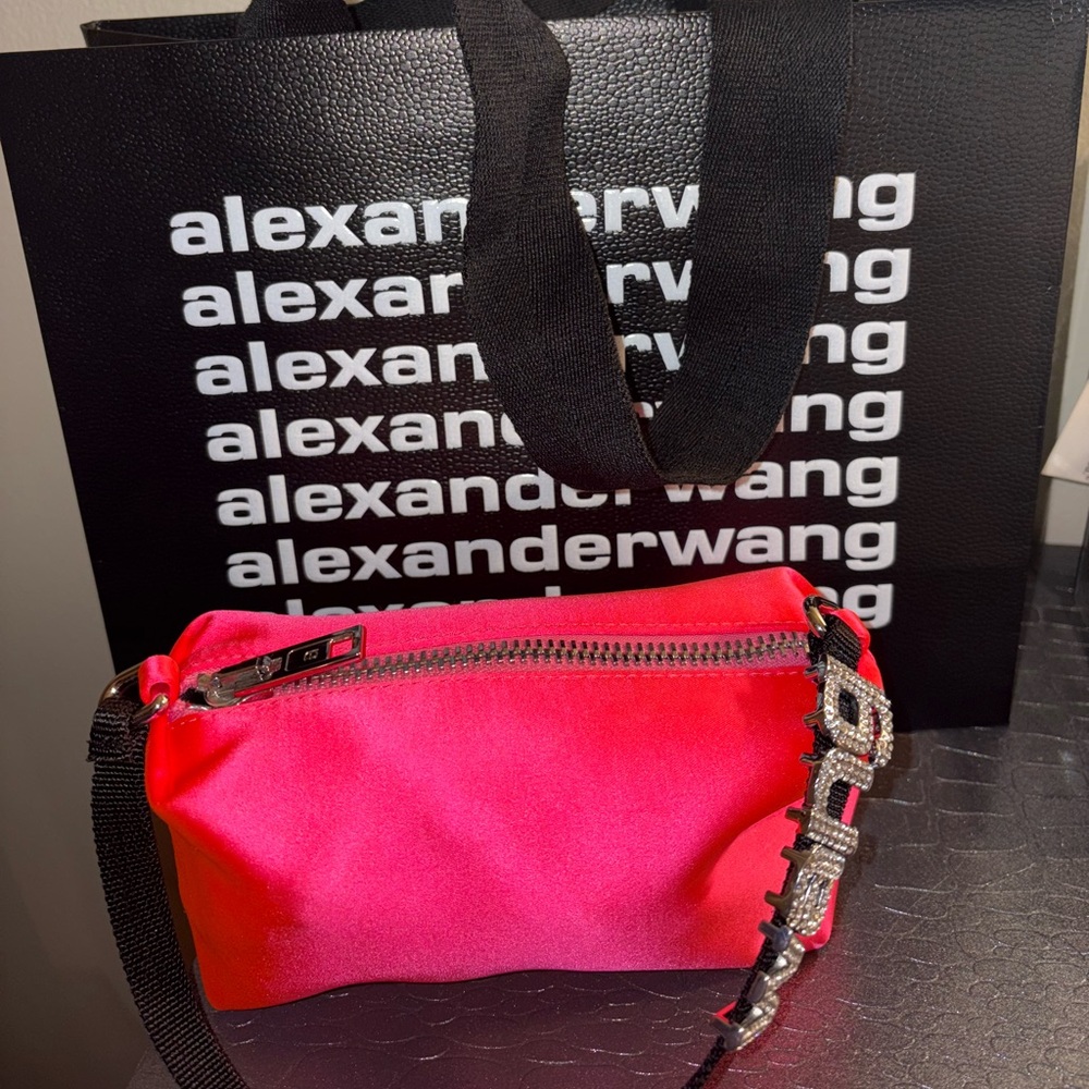 Alexander Wang Heiress Satin Pouch